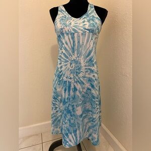 - Silver Bait Blue Tie Dye stretch Dress size M